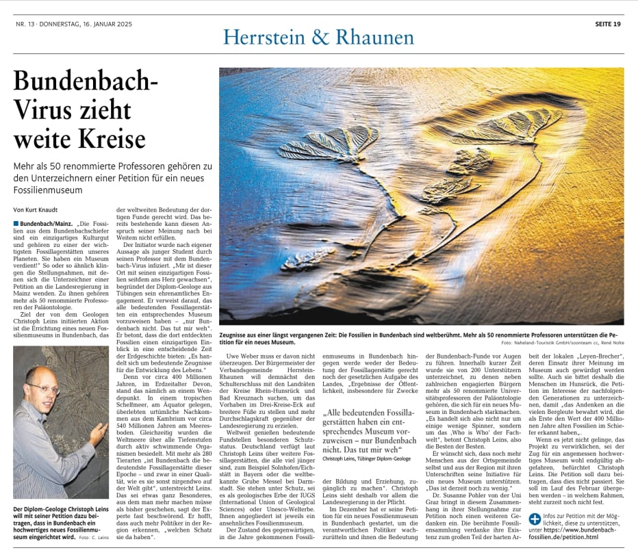 Bundenbach-Fossilien_Petition_Virus_Nahe-Zeitung