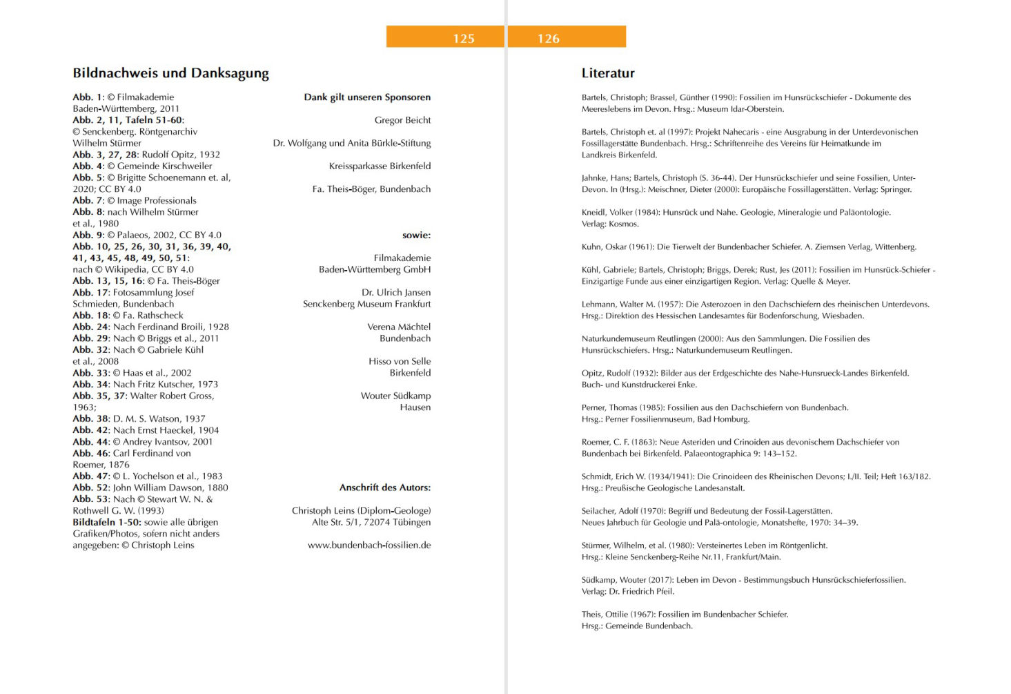 Bundenbach-Fossilien_Ausstellung_Seite 125-126