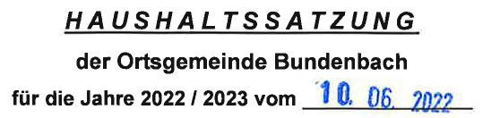 Haushaltssatzung_Bundenbach_2022-2023