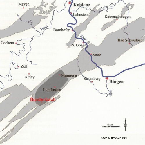 Bundenbach Fossilien Karte Bundenbach_Fossilien_Karte